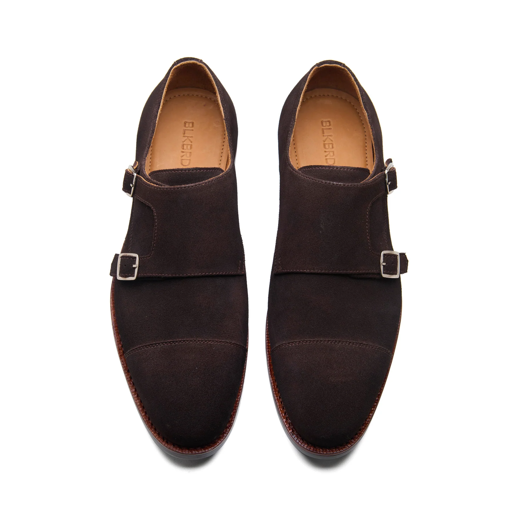 Arnold, Double Monk Strap - Brown Go Rain Suede | Summer Classics - Image 2
