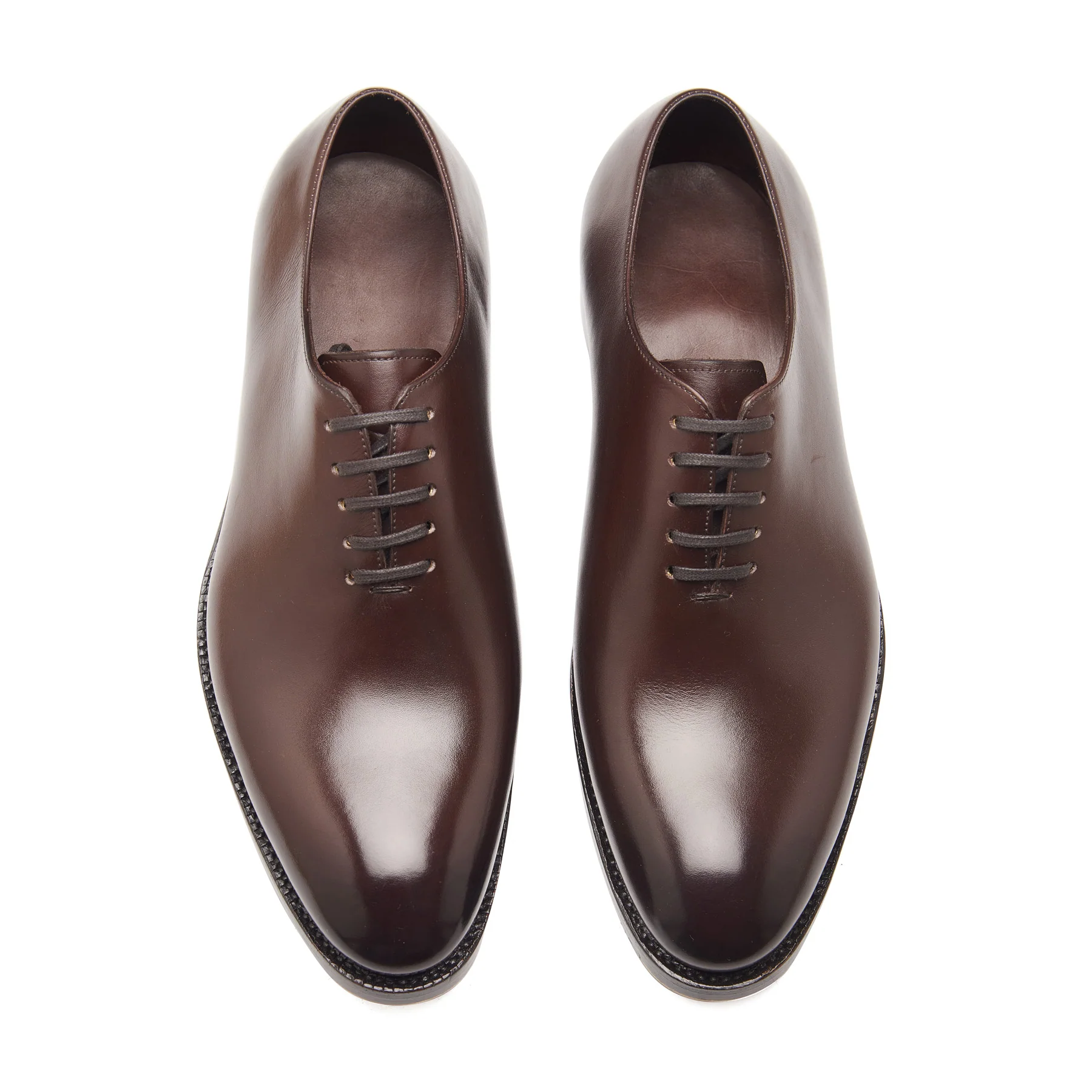 Constance, True Seamless Whole-Cut, Hand Welted - Espresso Aniline Calf - Image 3
