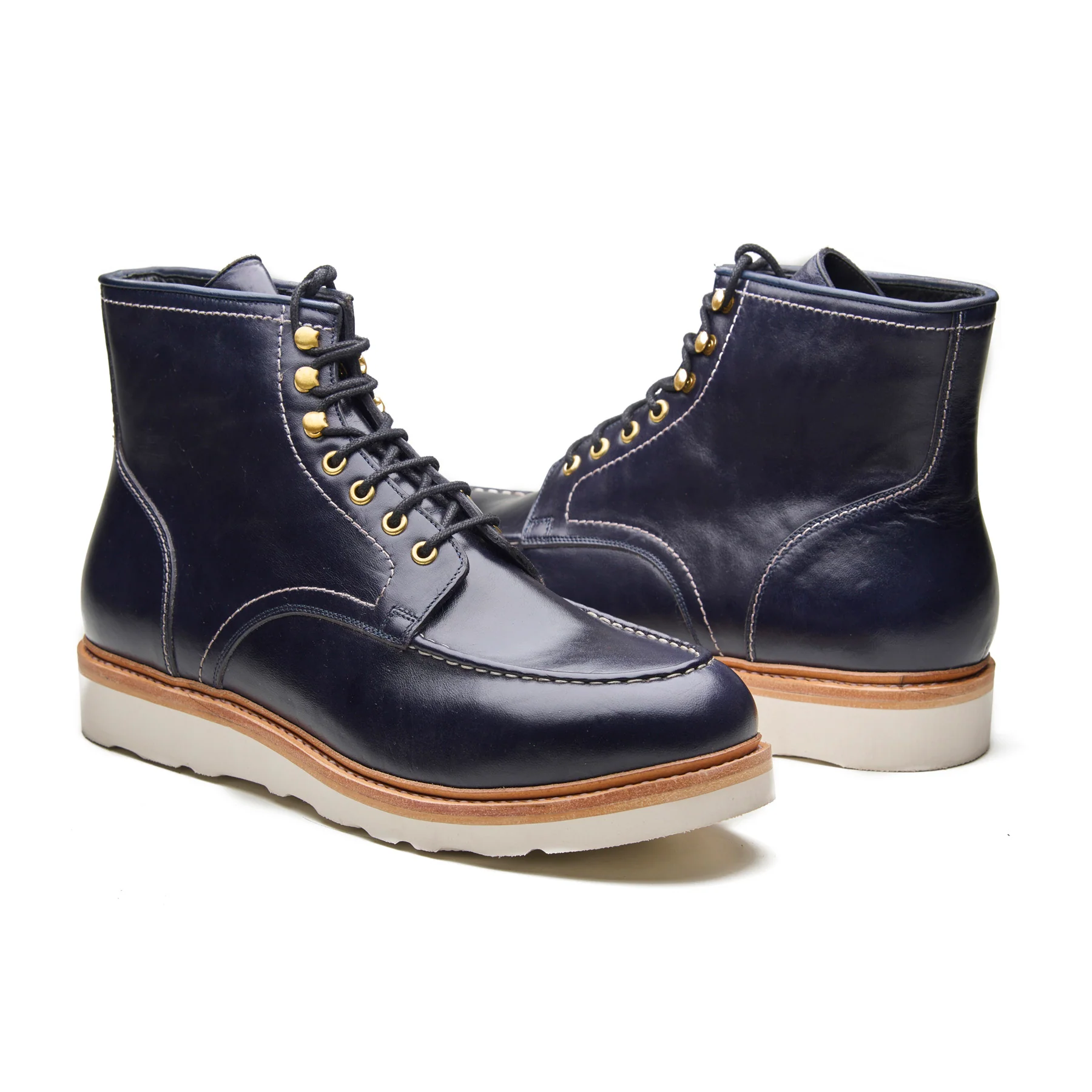 Dallas, Moctoe Boot - Dark Navy Horserump | Boots 2.0 - Image 5