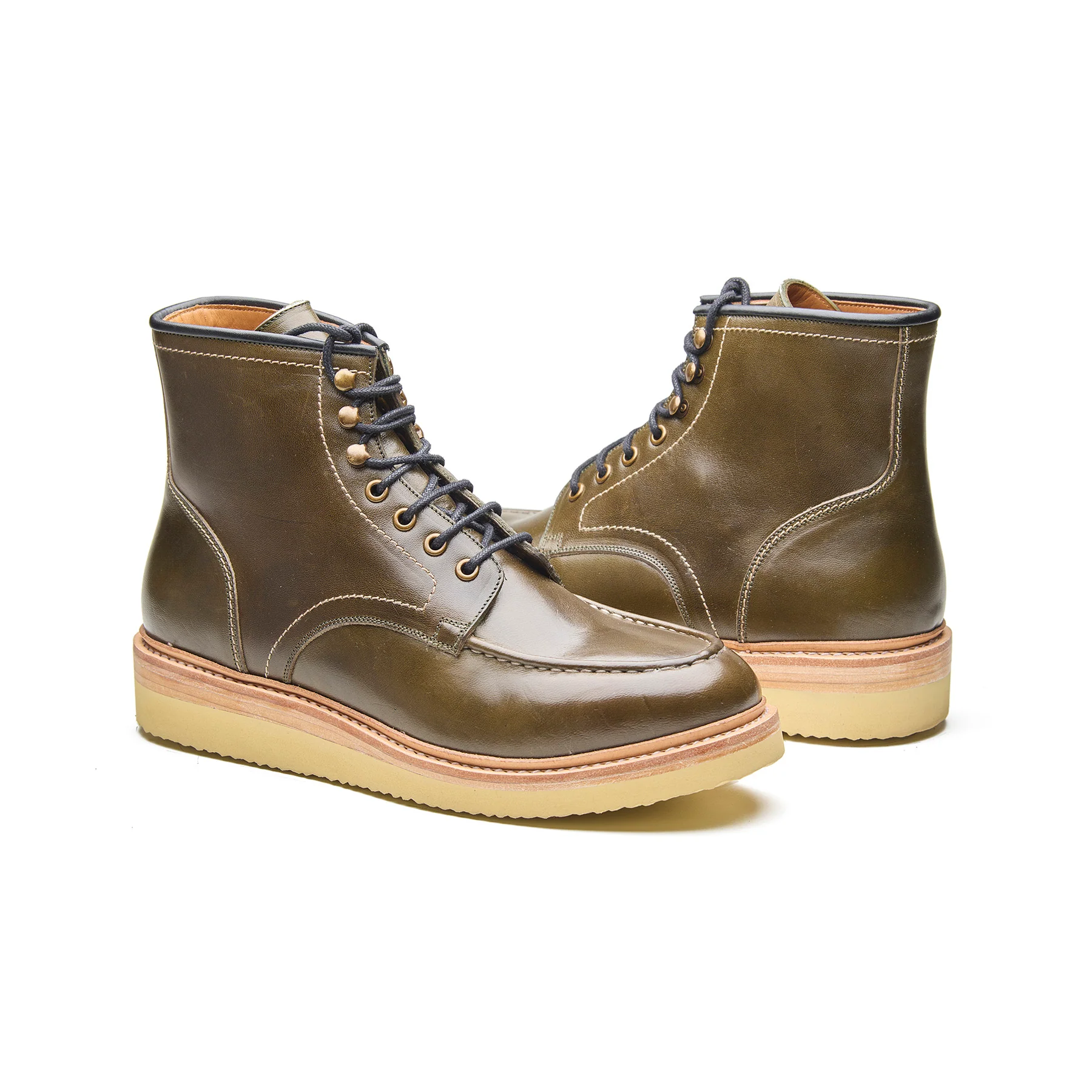 Dallas, Moctoe Boot - Green Horserump | Boots 2.0 - Image 5