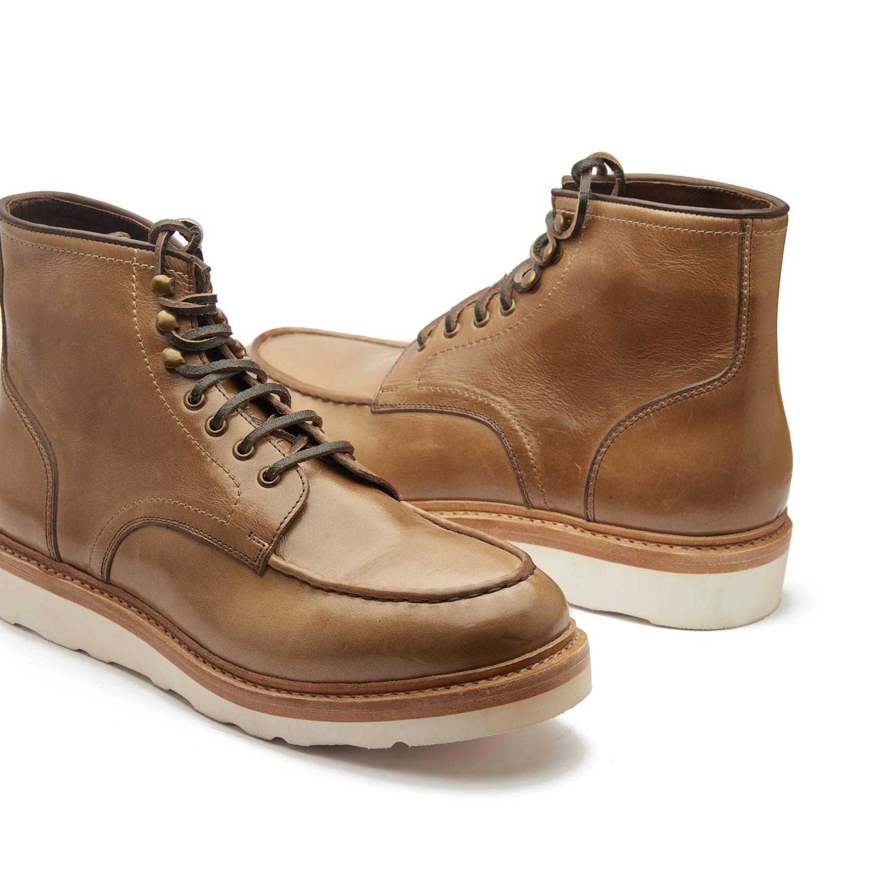 Dallas, Moctoe Boot - Natural Chromexcel | Hand Welted Boots 2.0 - Image 3