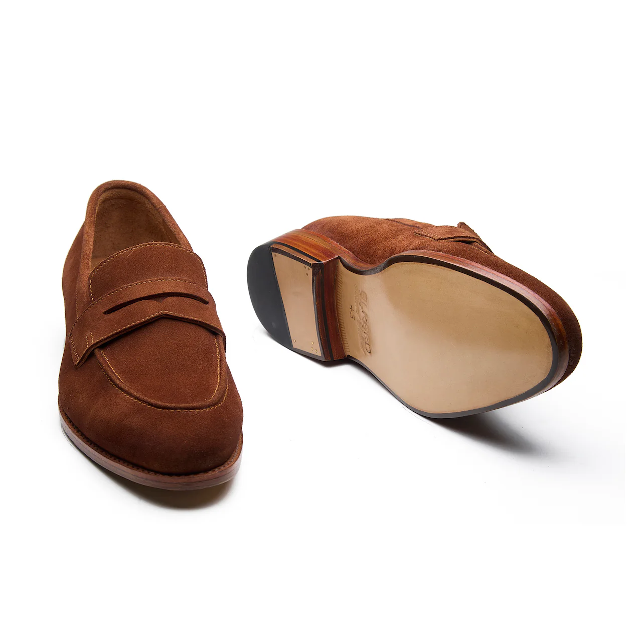 Denver, Penny Loafer - Castorino Suede French Brown | Hand Welted Classics Collection - Image 5