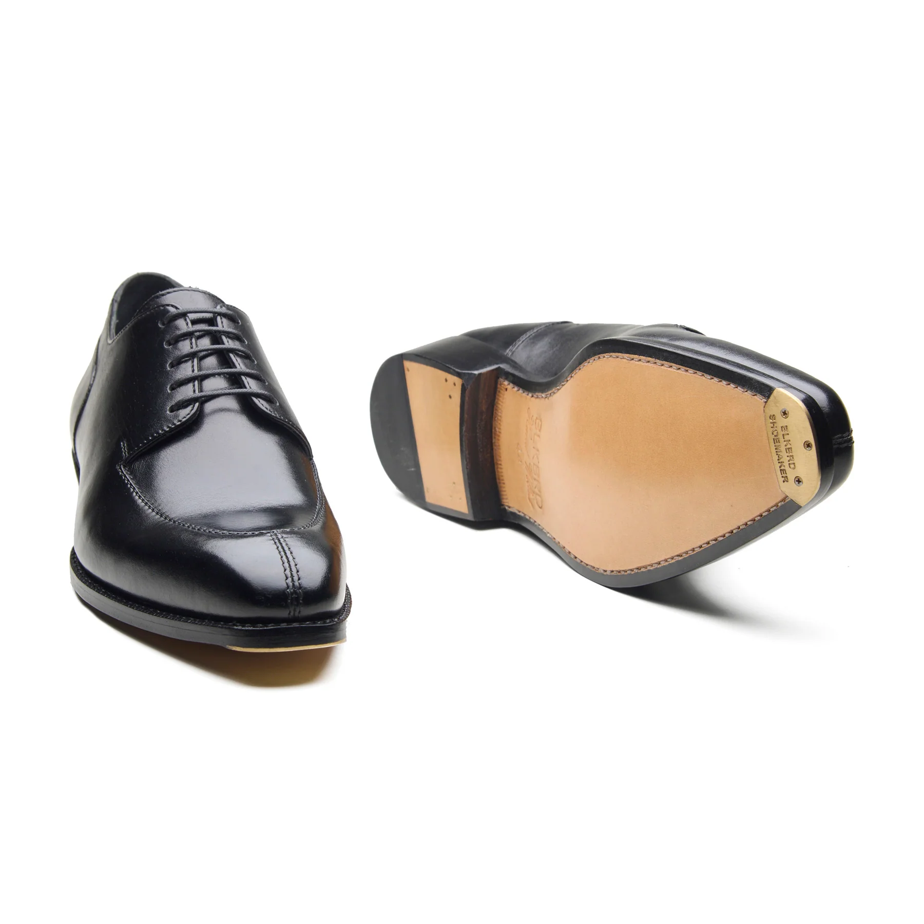 Ingrid, Split Toe Blucher Derby - Black | Hand Welted Classics Collection - Image 5