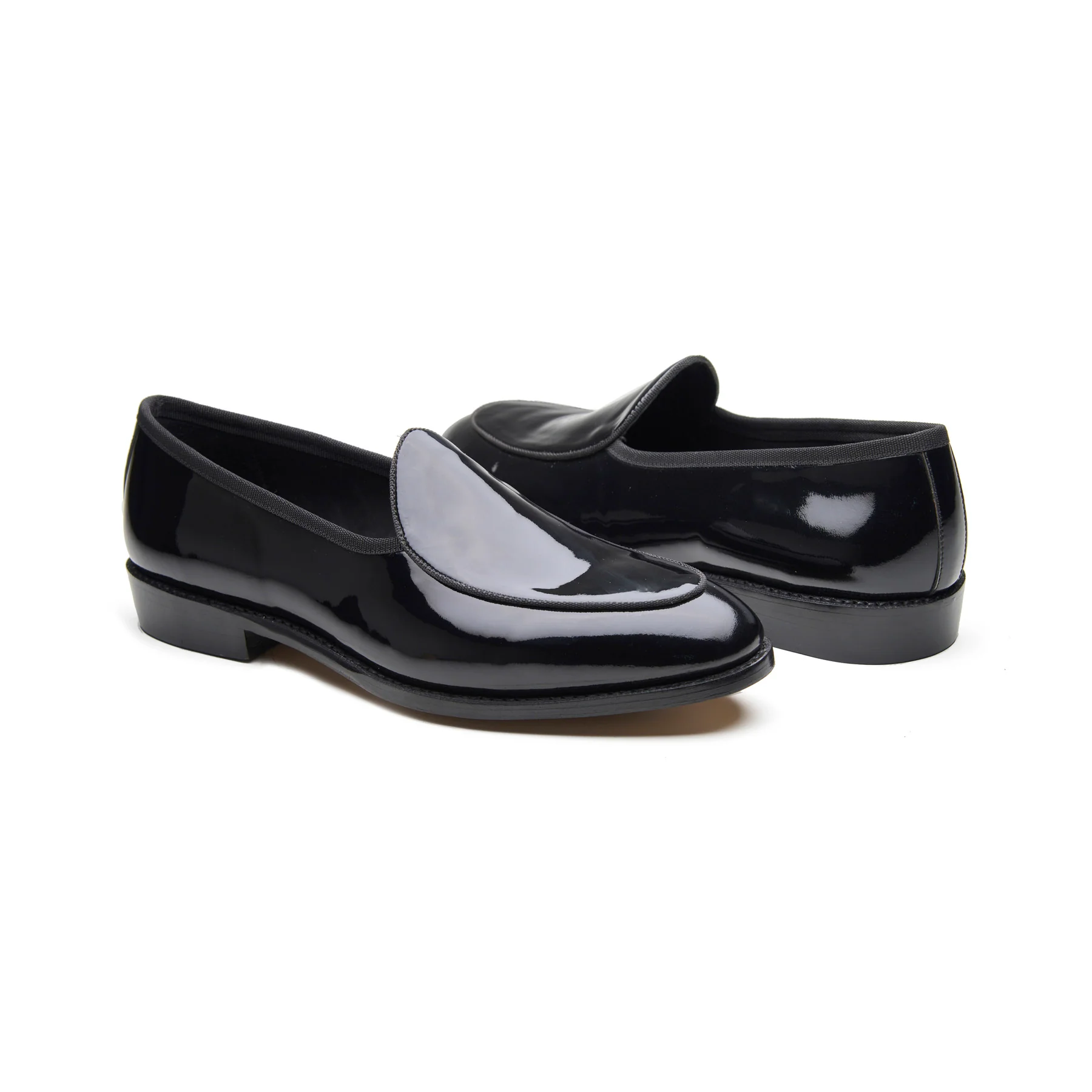Jules, Belgian Loafer - Black Patent | Tuxedo Collection - Image 4