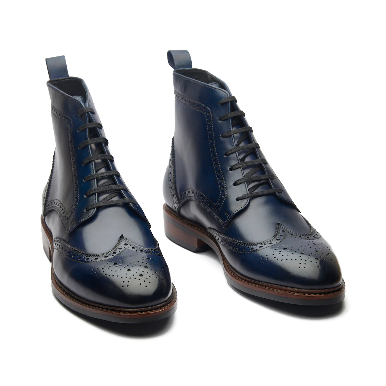 Lewinsky, Wingtip Derby Boot - Navy | Hand-welted Classics Collection - Image 3