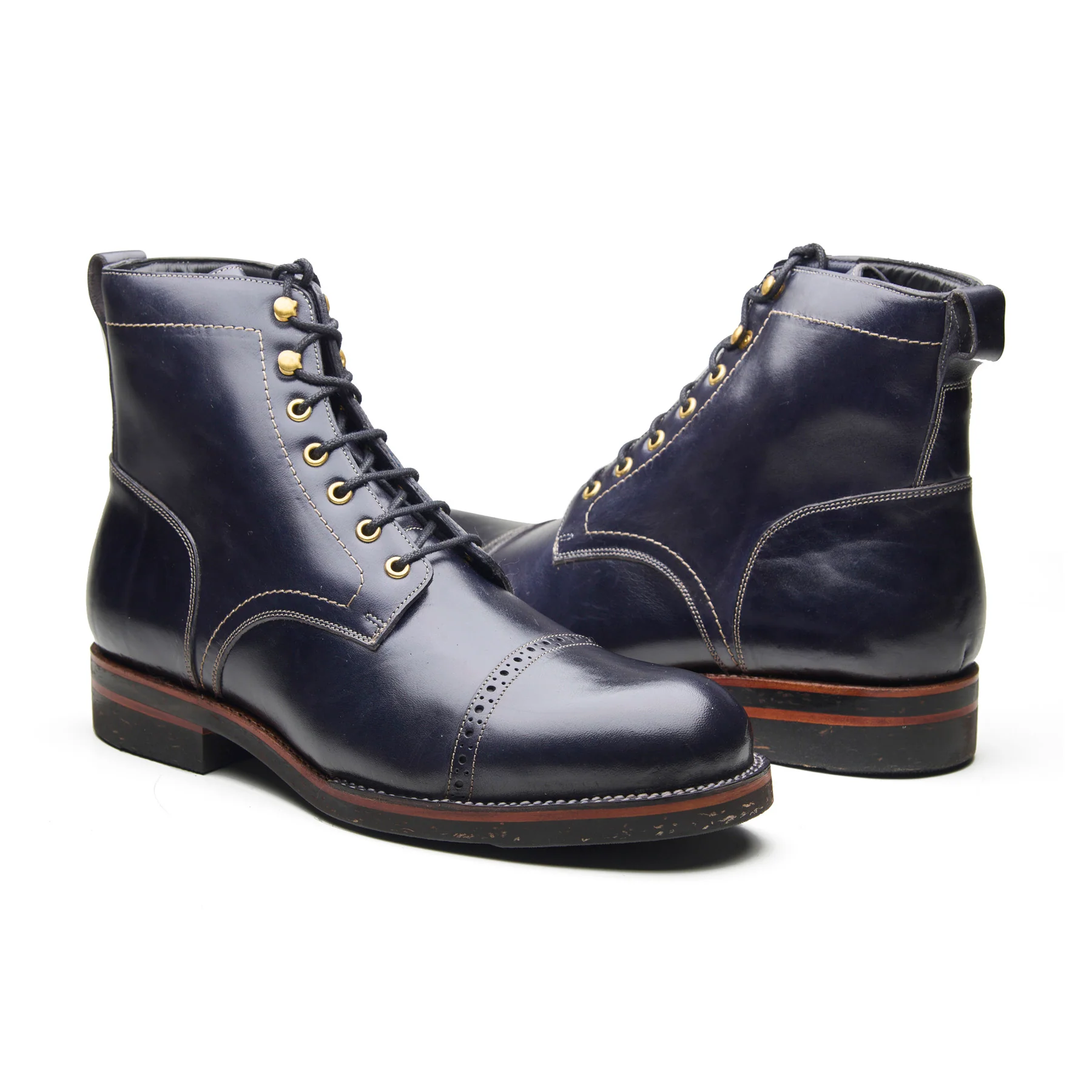 Luchador-Z, Service Boot - Dark Navy Horserump | Boots 3.0 - Image 4