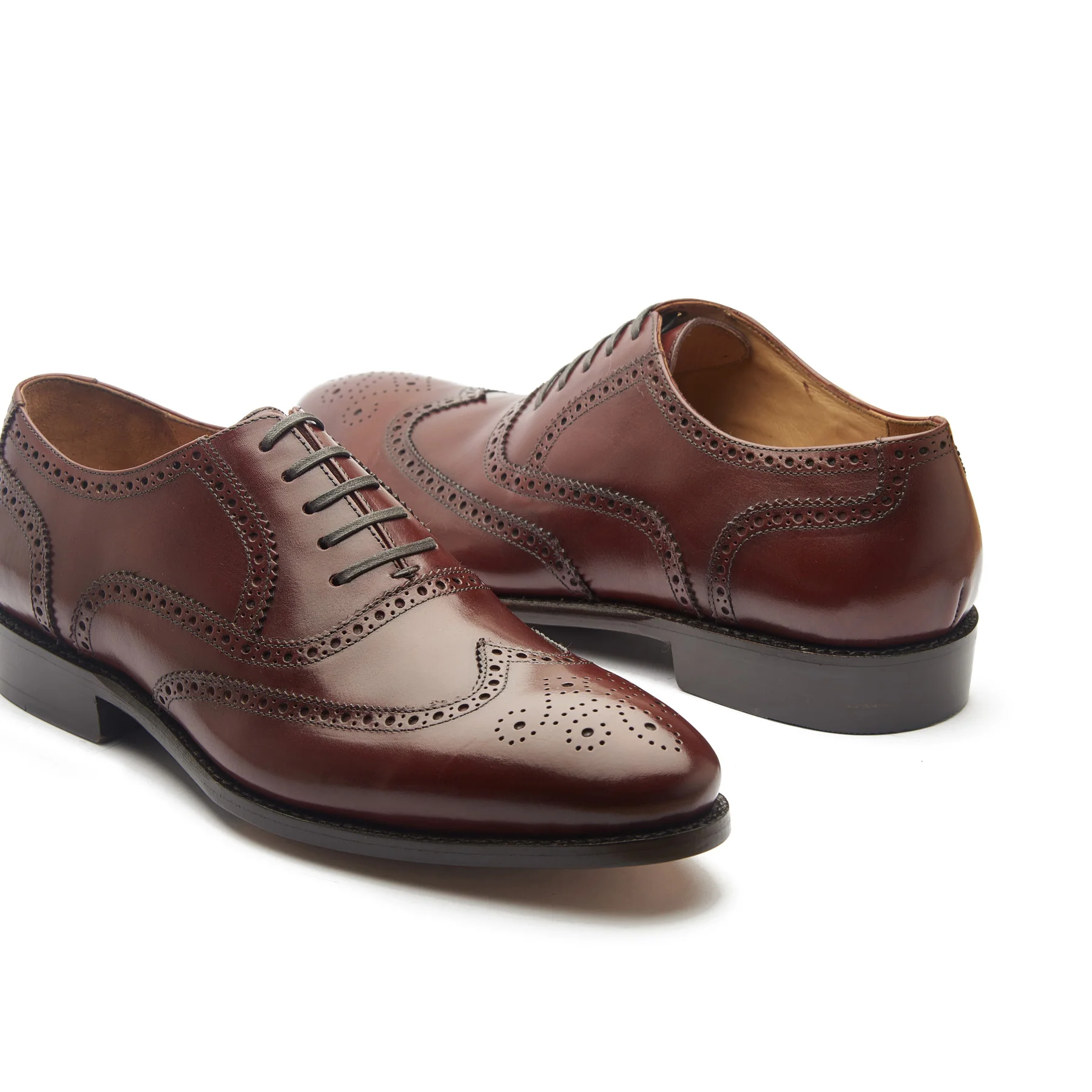 Marcell, Full Brogue Oxford - London Tan Aniline Calf | Classics - Image 3