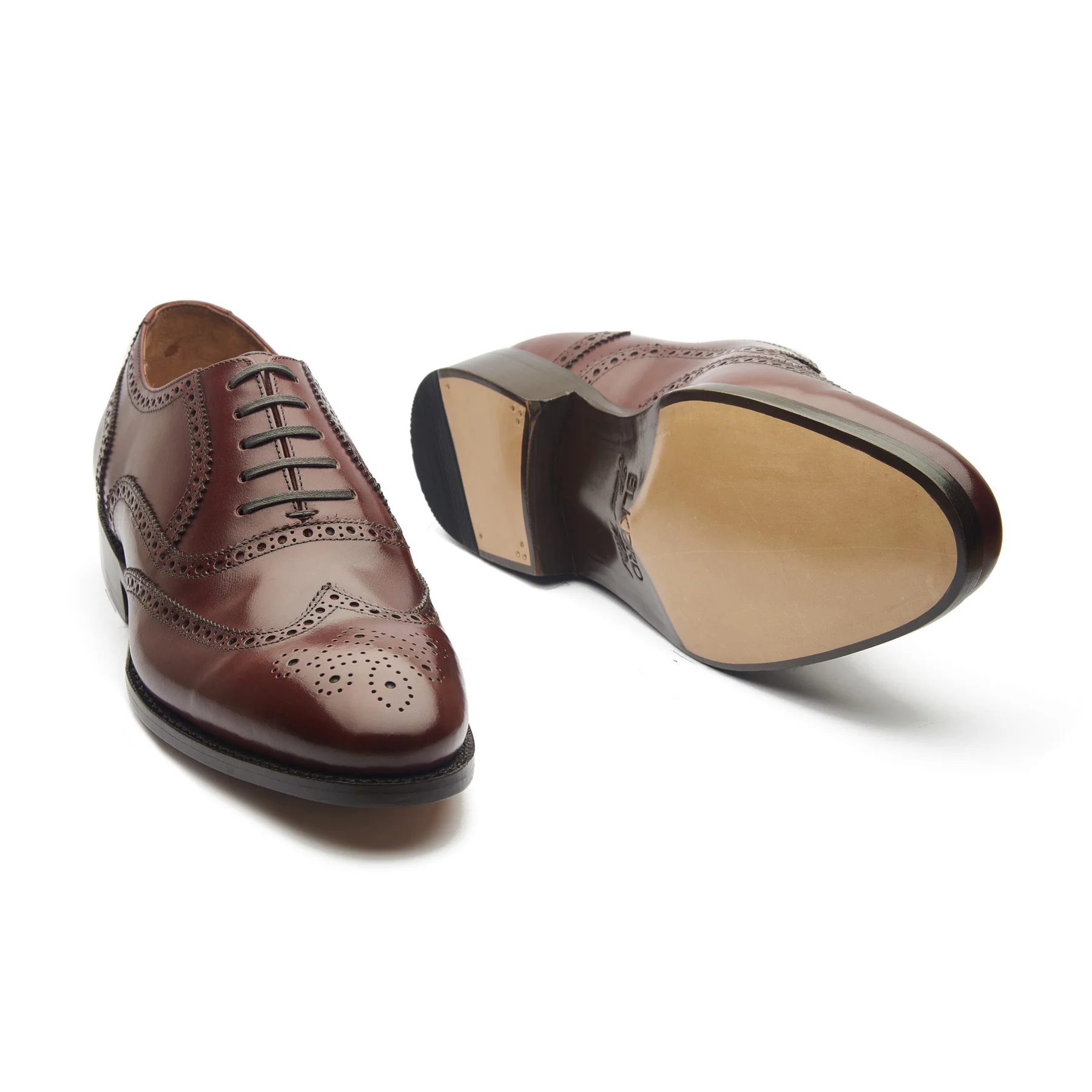 Marcell, Full Brogue Oxford - London Tan Aniline Calf | Classics - Image 4