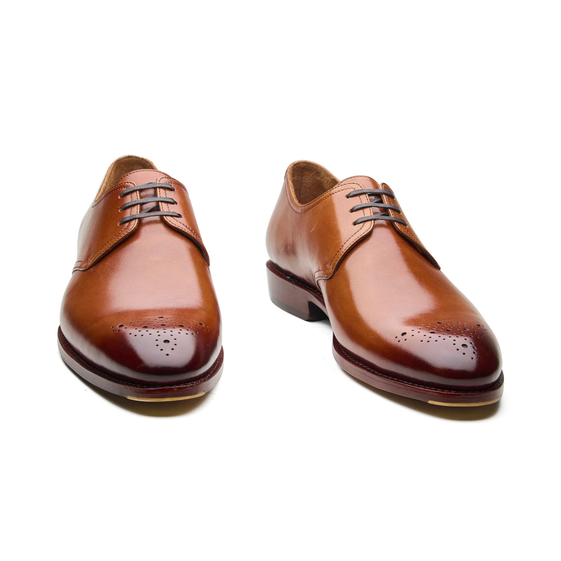 Mario, Medallion Derby - Cognac | Hand Welted | Classics Collection - Image 3