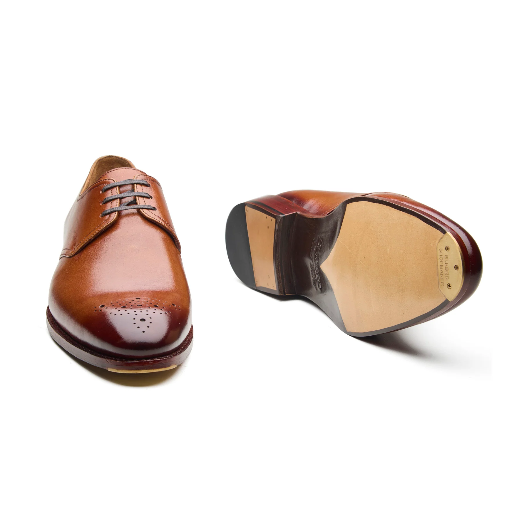 Mario, Medallion Derby - Cognac | Hand Welted | Classics Collection - Image 5