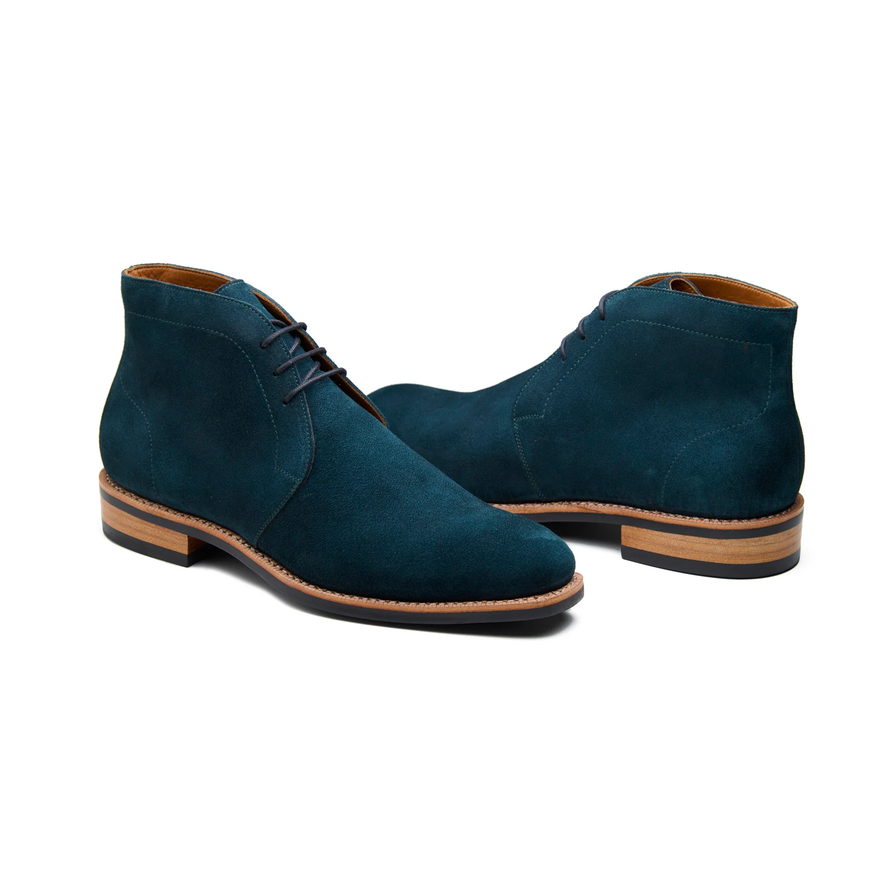 McClure, Chukka Boot - Petrol Go Rain Suede | Summer Classics - Image 4