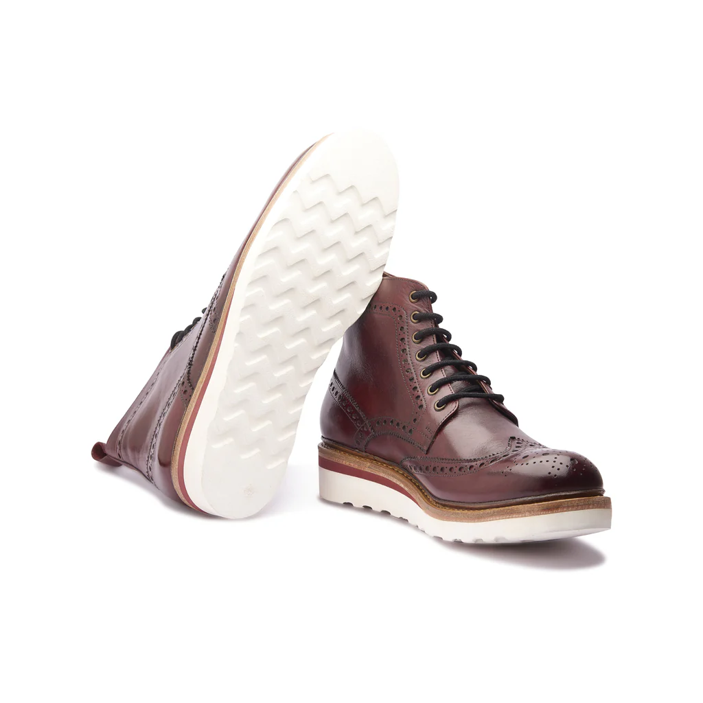 Montero, Wingtip Derby Boot - Bordeaux | Storm Welt | Smart Casuals - Image 5