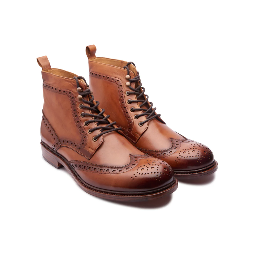 Montero, Wingtip Derby Boot - Cognac | Storm Welt | Classics Collection - Image 4