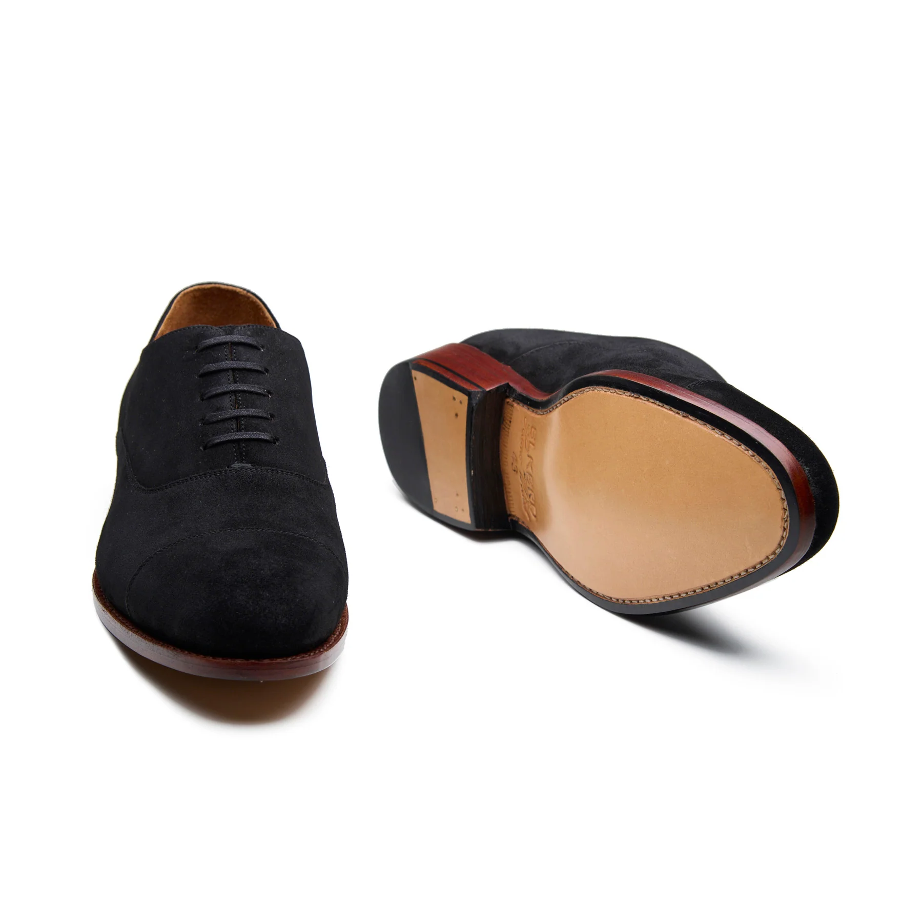 Noam, Cap-toe Oxford - Black Suede | Classics Collection - Image 5