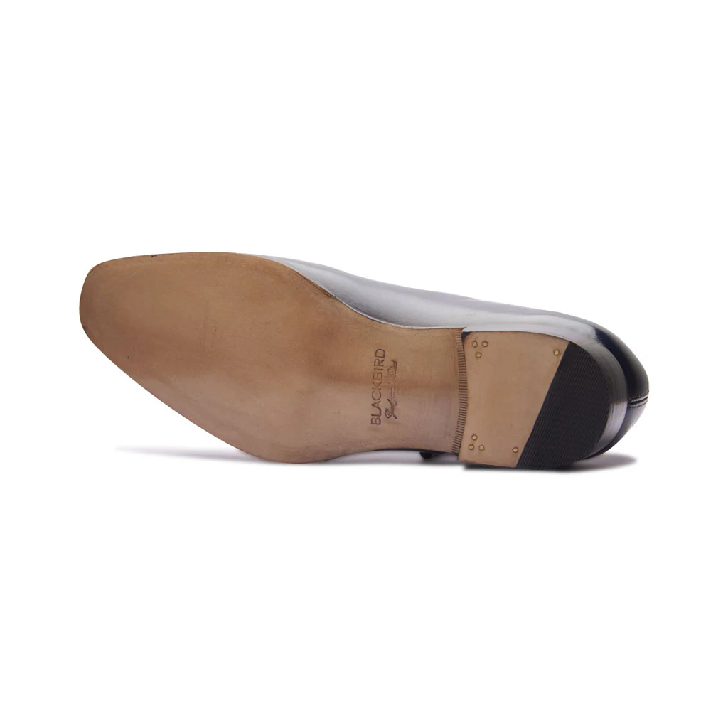 Romanoff, Whole-cut Oxford - Afterdark Blue | Hand Welted | Patina Collection - Image 6