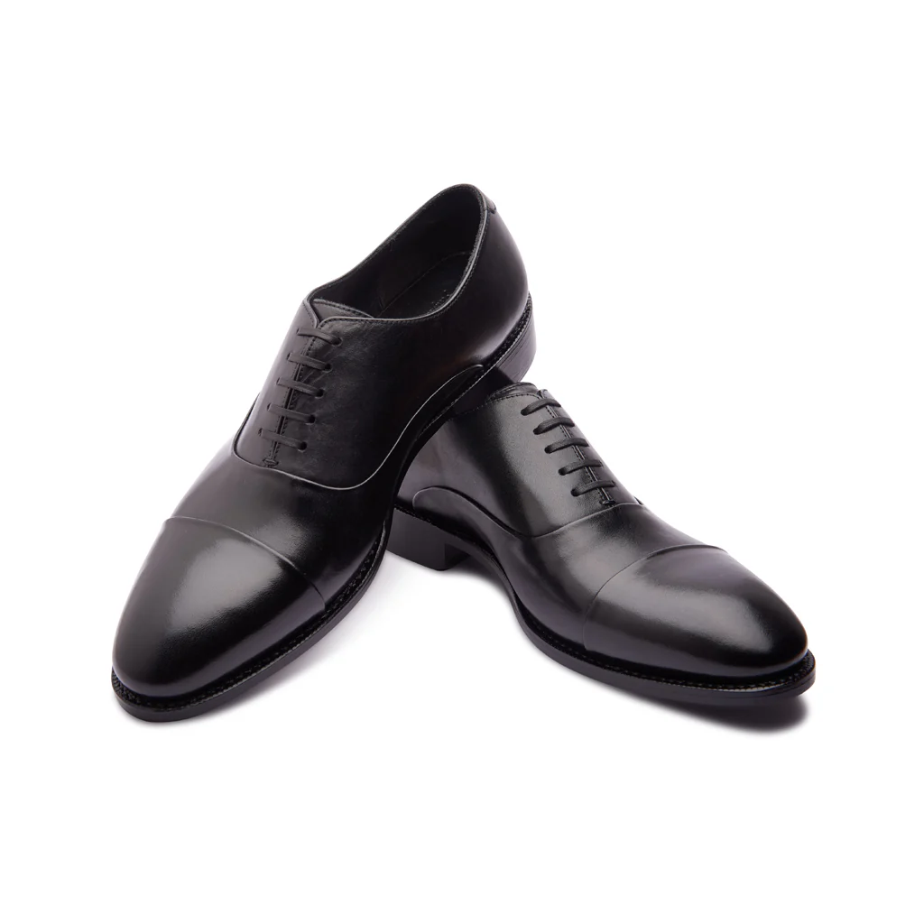 Romero, Cap-toe Oxford - Black | Hand Welted | Classics Collection - Image 4