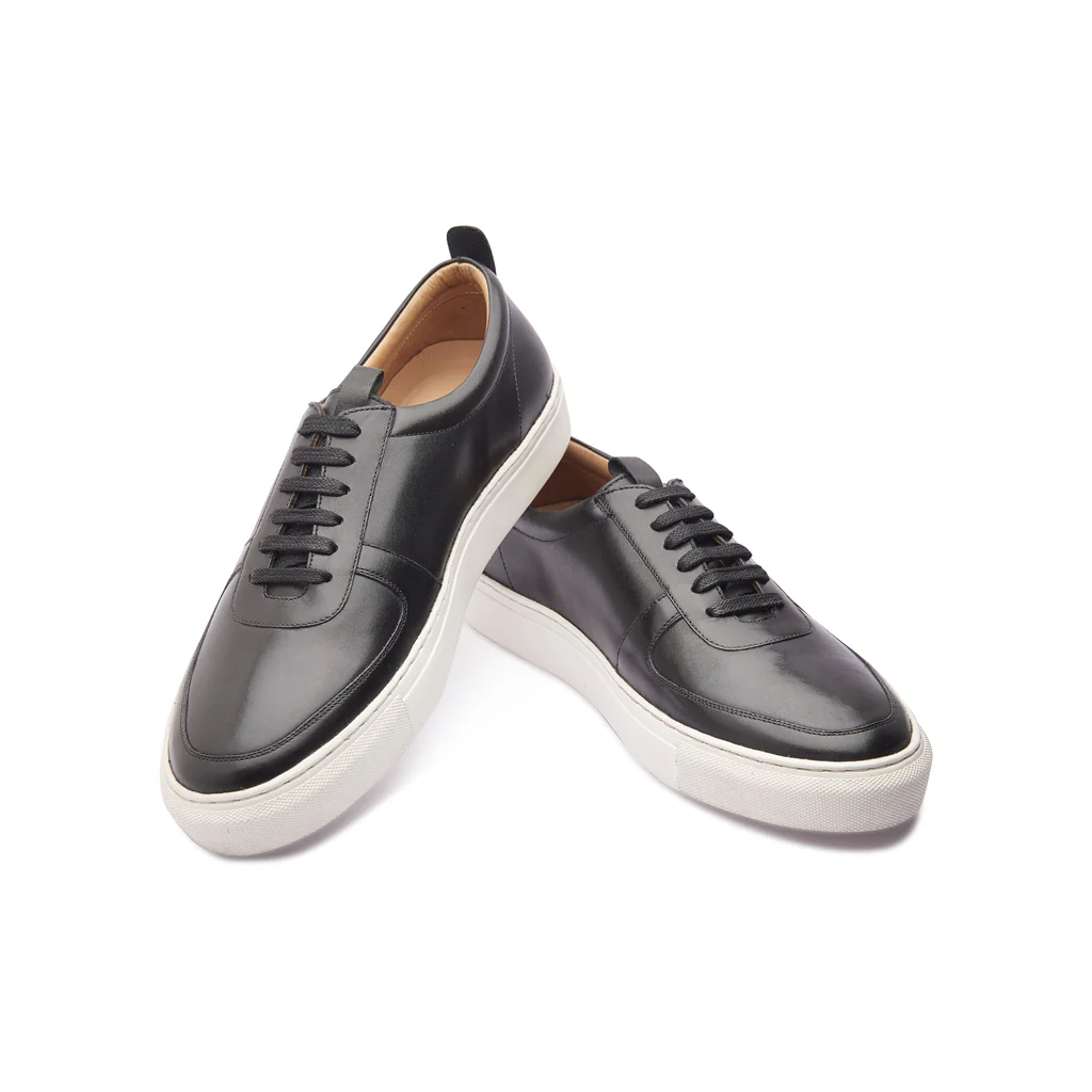 Roscoe, U-Tip Sneaker - Black | Smart Casuals - Image 4
