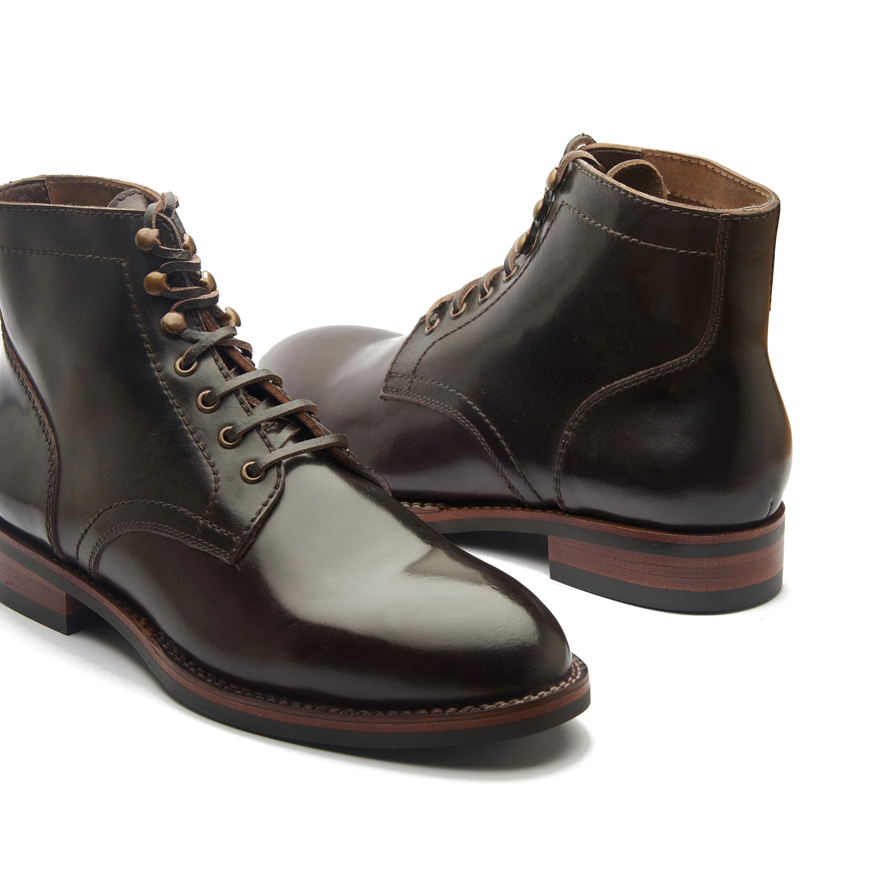 Rudiger, Service Boot - Shell Cordovan Color#8 | Cordovan Series - Image 4